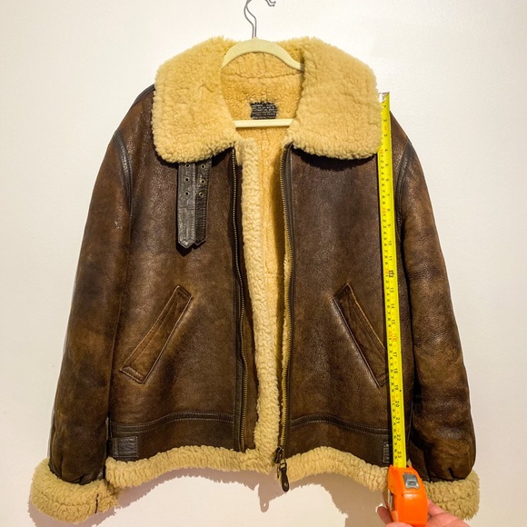 TYPE B-3 SHEEPSKIN FADELESS MILITARY JACKET - Picture 6 of 13